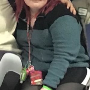 PINK full-zip sherpa jacket